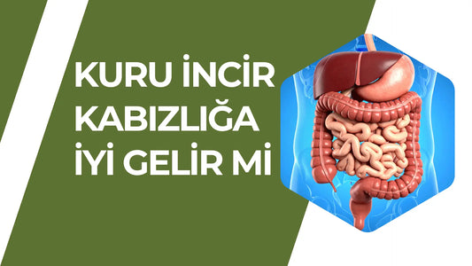 Kabızlık için suda ıslatılmış kuru incir